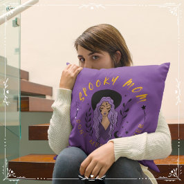 Cojín Decorativo Mamá asustada no se mezcle con ella