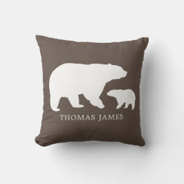 Cojín Decorativo Mama Baby Bear Brown