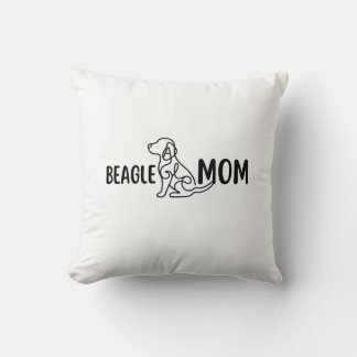 Cojín Decorativo Mamá Beagle | Mamá Perro | Regalo de Cumpleaños pa