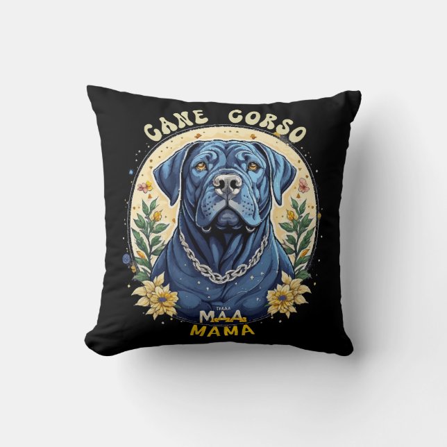 Cojín Decorativo Mamá Cane Corso (Anverso)