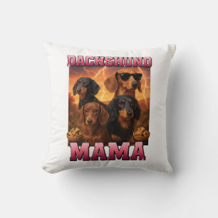Cojín Decorativo Mamá Dachshund