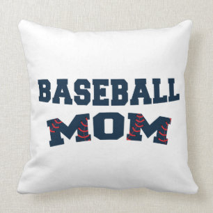 Cojín Decorativo Mamá de béisbol de moda