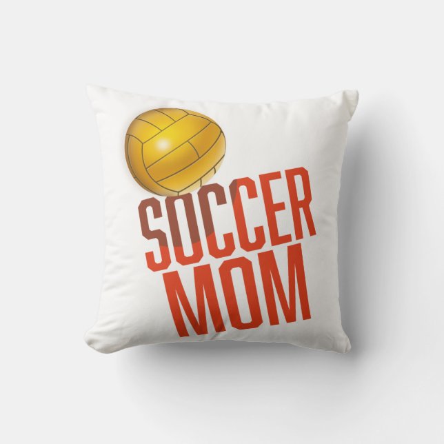 Cojín Decorativo Mamá de Fútbol (Anverso)
