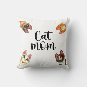 Cojín Decorativo Mamá de gato