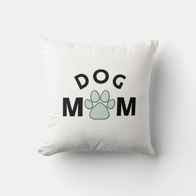 Cojín Decorativo Mamá de perro (Anverso)