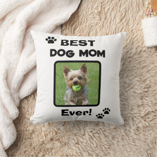Cojín Decorativo Mamá de Perro y Gato más Linda Personalizada