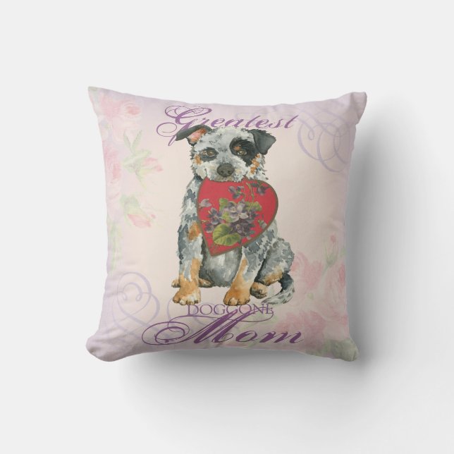Cojín Decorativo Mamá del Corazón de ACD (Anverso)