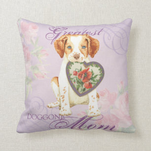 Cojín Decorativo Mamá del corazón de Bretaña