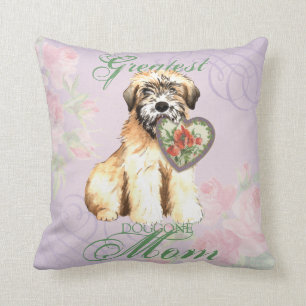 Cojín Decorativo Mamá del corazón de la rueda