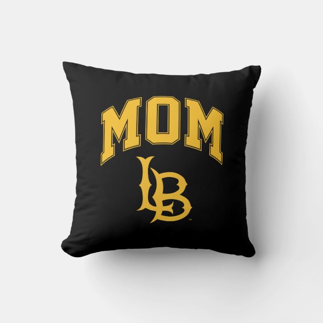 Cojín Decorativo Mamá del estado de Long Beach (Anverso)