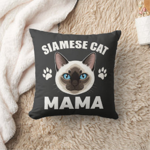 Cojín Decorativo Mama del gato siamés