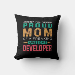 Cojín Decorativo Mamá Del Increíble Desarrollador
