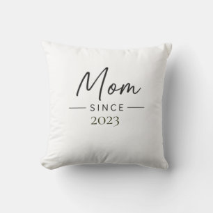 Cojín Decorativo Mamá Desde Año Personalizado Diseño Manuscrito Min