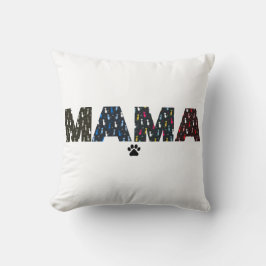 Cojín Decorativo Mama Dog cat paw