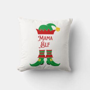 Cojín Decorativo Mamá Elfa Navideña Adorable