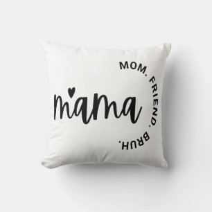 Cojín Decorativo Mamá, Esposa Mamá Amiga, Día de la Madre, Regalo P