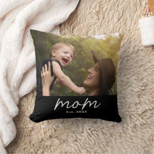 Cojín Decorativo Mamá Estableció Foto De Escritura Moderna