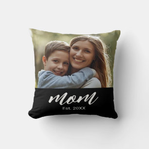 Cojín Decorativo Mamá Estableció Foto De Escritura Moderna