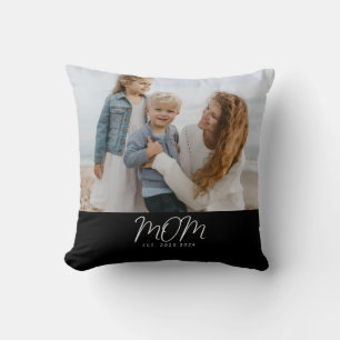 Cojín Decorativo Mamá Estableció Foto De Letra Moderna