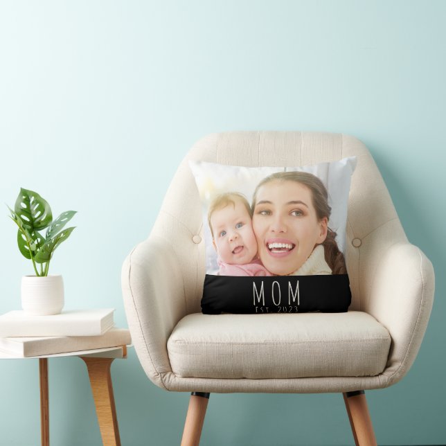 Cojín Decorativo Mamá Estableció Foto De Letra Moderna  (Silla)
