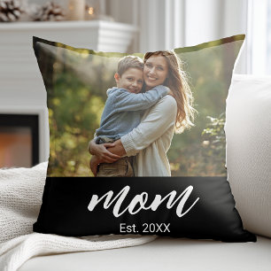 Cojín Decorativo Mamá Estableció Foto Día de la Madre
