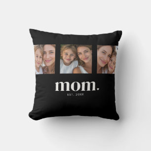 Cojín Decorativo Mamá Estableció Moderno Minimalista Negro 3 Foto