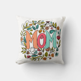 Cojín Decorativo Mamá Floral Pillow