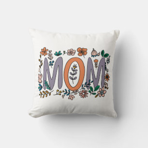 Cojín Decorativo Mamá Floral Pillow