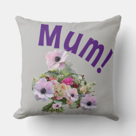 Cojín Decorativo ¡mamá! Flores