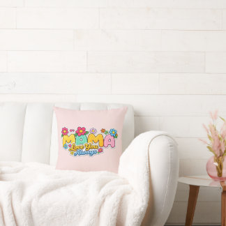 Cojín Decorativo 🌸💖 “Mama, I Love You Always” Pillow 🛋️✨