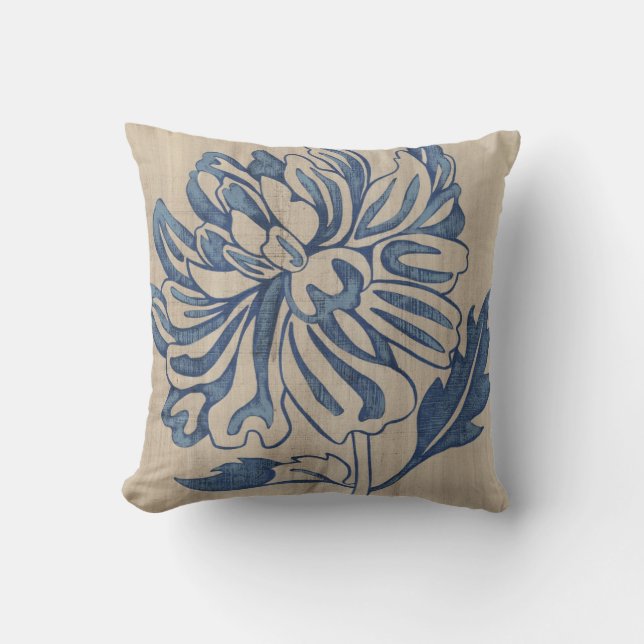 Cojín Decorativo Mamá índigo (Anverso)