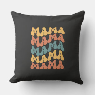 Cojín Decorativo Mamá-Mamá-Día de la Madre-Madre-Retro-Cute