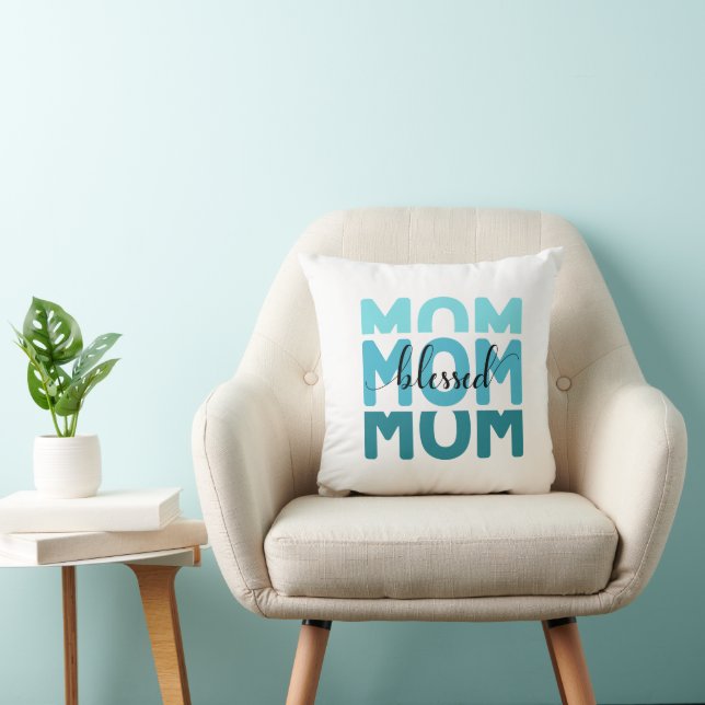 Cojín Decorativo Mamá Mamá Mamá Bendecida. (Silla)