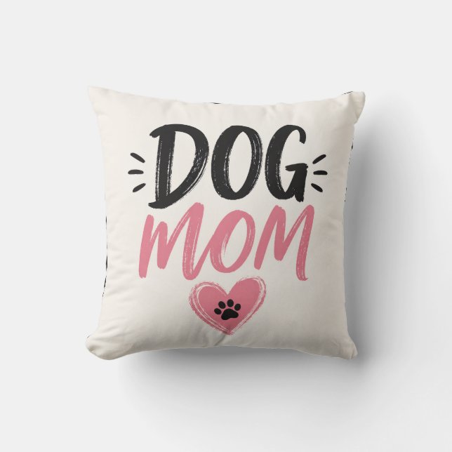Cojín Decorativo Mamá perra (Anverso)