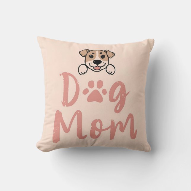 Cojín Decorativo Mamá Perro  (Anverso)