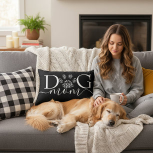 Cojín Decorativo Mama Perro huella de pata