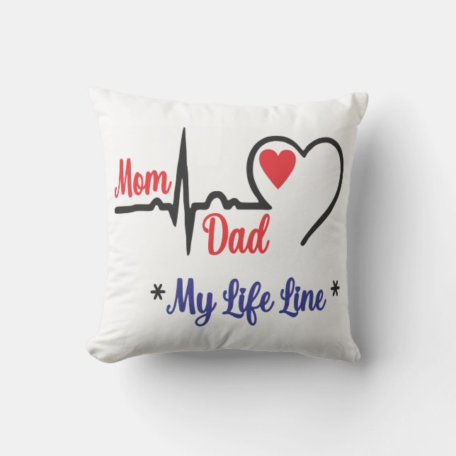 COJÍN DECORATIVO MAMÁ PURÓ MI LÍNEA DE VIDA (Anverso)