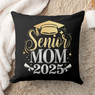 Cojín Decorativo Mamá Senior 2025 Graduación Familia Hijo Hija