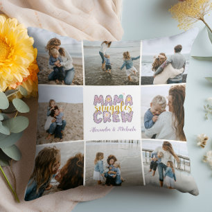 Cojín Decorativo Mama Snuggle Crew Floral 8 Colaje de Fotos