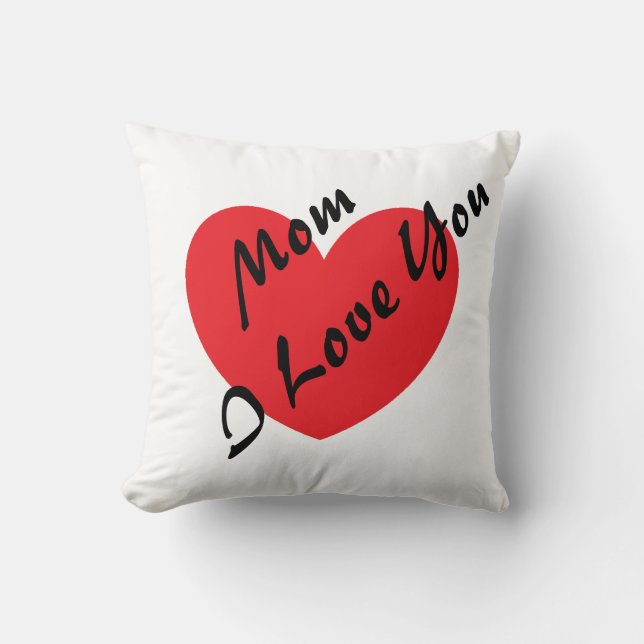 Cojín Decorativo Mamá, te amo (Anverso)