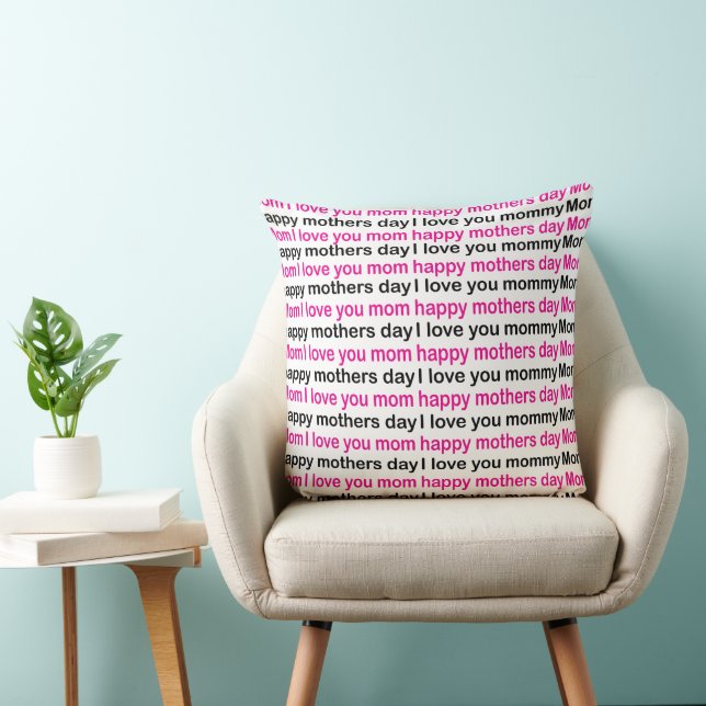 Cojín Decorativo Mamá te amo mamá (Silla)