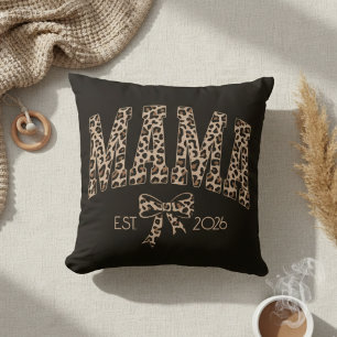 Cojín Decorativo Mama Varsity Leopard Est Negrita Decoración Femeni