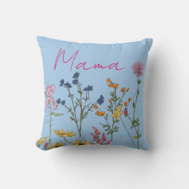 Cojín Decorativo Mama wildflowers gift