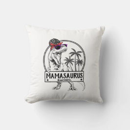Cojín Decorativo Mamasaurus Mom T rex Dino Funny Custom Name T-Shir