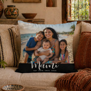 Cojín Decorativo Mami Estableció Foto de Escritura Moderna