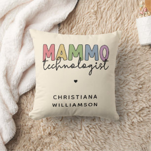 Cojín Decorativo Mamografía tecnológica de mammo personalizado