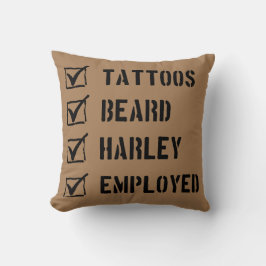 COJÍN DECORATIVO MAN CAVE BIKER PILLOW