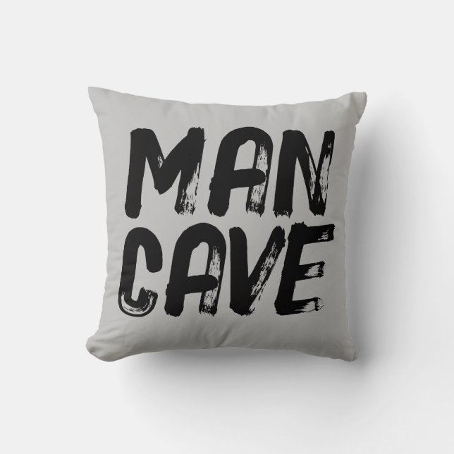 COJÍN DECORATIVO MAN CAVE DAD PILLOW (Anverso)