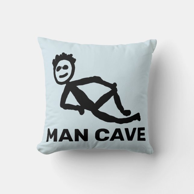 COJÍN DECORATIVO MAN CAVE PILLOWS (Anverso)