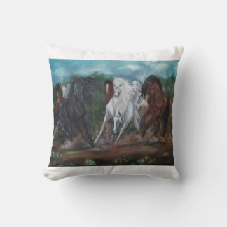 Cojín Decorativo Manada de Caballos
